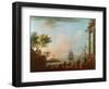 Sea Port, Sunrise, 1757-Claude Joseph Vernet-Framed Giclee Print