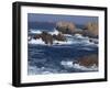 Sea Pounding Rocks on the Coast on the Cote Sauvage on Ouessant Island, Brittany, France, Europe-Thouvenin Guy-Framed Photographic Print