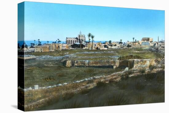 Sea Road to the East, Old Famagusta, Cyprus-null-Stretched Canvas