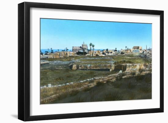 Sea Road to the East, Old Famagusta, Cyprus-null-Framed Giclee Print