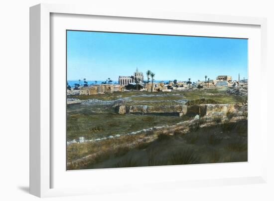 Sea Road to the East, Old Famagusta, Cyprus-null-Framed Giclee Print