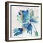 Sea Salt Floral II-Alex Black-Framed Art Print