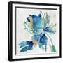 Sea Salt Floral II-Alex Black-Framed Art Print