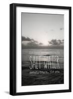 Sea Saltwater 2-Tracey Telik-Framed Art Print