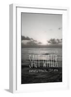 Sea Saltwater 2-Tracey Telik-Framed Art Print