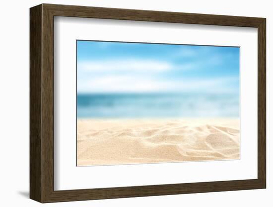 Sea Sand Sky and Summer Day-S_Photo-Framed Photographic Print