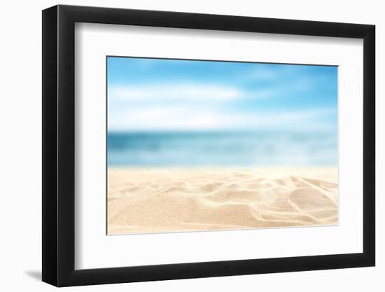 Sea Sand Sky and Summer Day-S_Photo-Framed Photographic Print