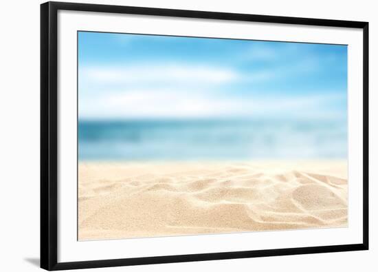 Sea Sand Sky and Summer Day-S_Photo-Framed Photographic Print