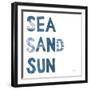 Sea Sand Sun IV-Courtney Prahl-Framed Art Print