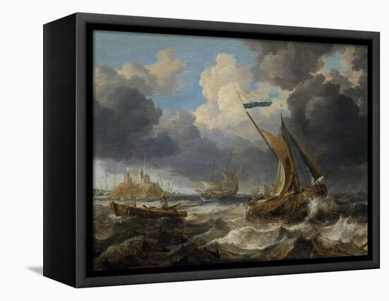 Sea Scene, 1640-Camille Pissarro-Framed Stretched Canvas
