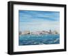 Sea Scene with Houses, 1995-Carolyn Hubbard-Ford-Framed Giclee Print