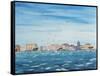 Sea Scene with Houses, 1995-Carolyn Hubbard-Ford-Framed Stretched Canvas