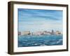 Sea Scene with Houses, 1995-Carolyn Hubbard-Ford-Framed Giclee Print