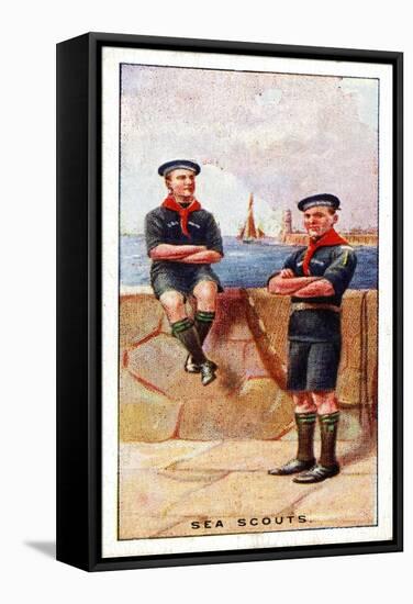 Sea Scouts, 1929-English School-Framed Stretched Canvas