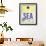 SEA Seattle Luggage Tag 1-NaxArt-Framed Art Print displayed on a wall