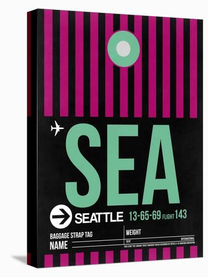 SEA Seattle Luggage Tag 2-NaxArt-Stretched Canvas