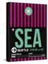 SEA Seattle Luggage Tag 2-NaxArt-Stretched Canvas