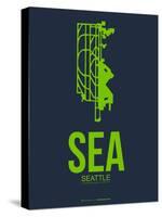 Sea Seattle Poster 2-NaxArt-Stretched Canvas