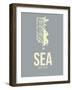 Sea Seattle Poster 3-NaxArt-Framed Art Print