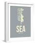 Sea Seattle Poster 3-NaxArt-Framed Art Print