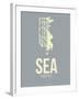 Sea Seattle Poster 3-NaxArt-Framed Art Print