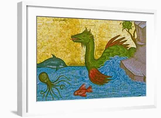 Sea Serpent, Kykkos Monastery, Troodos Mountains, Cyprus-null-Framed Giclee Print