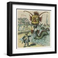 Sea-Serpent Season-Frederick Burr Opper-Framed Art Print