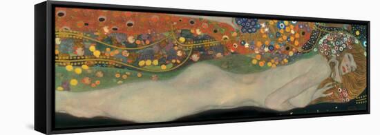 Sea Serpents III-Gustav Klimt-Framed Stretched Canvas