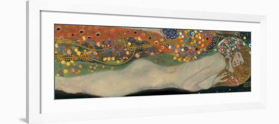 Sea Serpents III-Gustav Klimt-Framed Premium Giclee Print