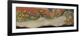 Sea Serpents III-Gustav Klimt-Framed Premium Giclee Print