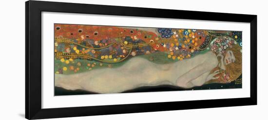 Sea Serpents III-Gustav Klimt-Framed Art Print