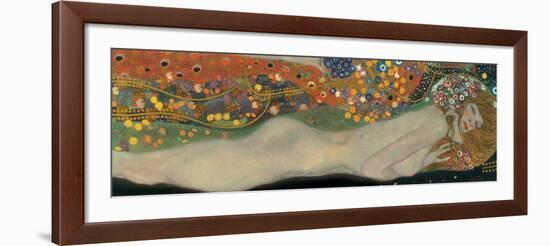 Sea Serpents III-Gustav Klimt-Framed Art Print