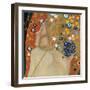 Sea Serpents IV-Gustav Klimt-Framed Art Print