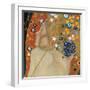 Sea Serpents IV-Gustav Klimt-Framed Art Print