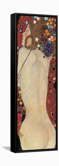 Sea Serpents IV-Gustav Klimt-Framed Stretched Canvas