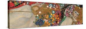 Sea Serpents-Gustav Klimt-Stretched Canvas