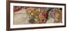 Sea Serpents-Gustav Klimt-Framed Premium Giclee Print