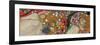 Sea Serpents-Gustav Klimt-Framed Premium Giclee Print