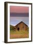 Sea Shack and Watermelon Sky-Vincent James-Framed Photographic Print