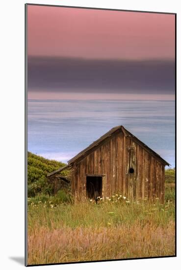 Sea Shack and Watermelon Sky-Vincent James-Mounted Photographic Print