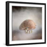 Sea Shell and Pearls-Jai Johnson-Framed Giclee Print