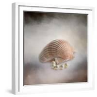 Sea Shell and Pearls-Jai Johnson-Framed Giclee Print