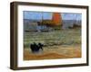 Sea Shore, Brittany, C.1890-92-Emile Jourdan-Framed Giclee Print