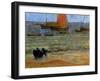 Sea Shore, Brittany, C.1890-92-Emile Jourdan-Framed Giclee Print