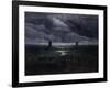 Sea Shore in Moonlight, 1835-36-Caspar David Friedrich-Framed Giclee Print