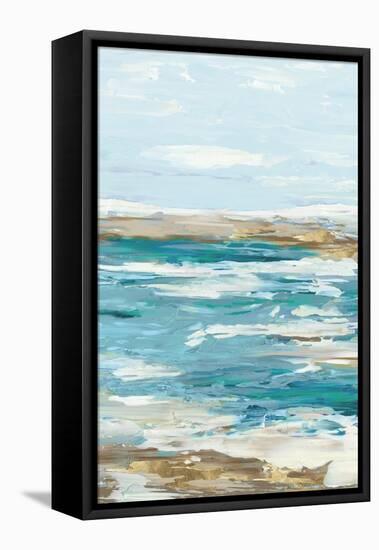 Sea Side II-Eva Watts-Framed Stretched Canvas