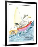 Sea Song - Playmate-Marsha Winborn-Framed Giclee Print