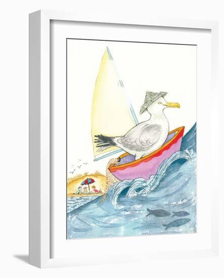 Sea Song - Playmate-Marsha Winborn-Framed Giclee Print