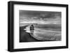 Sea Stack and Black Sand Beach Near Vik, Iceland-Chuck Haney-Framed Photographic Print