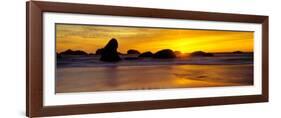 Sea Stack - Bandon - Oregon-John Lawrence-Framed Art Print